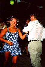 Christofer dansar med Therese...
"V&auml;rldsklass...".